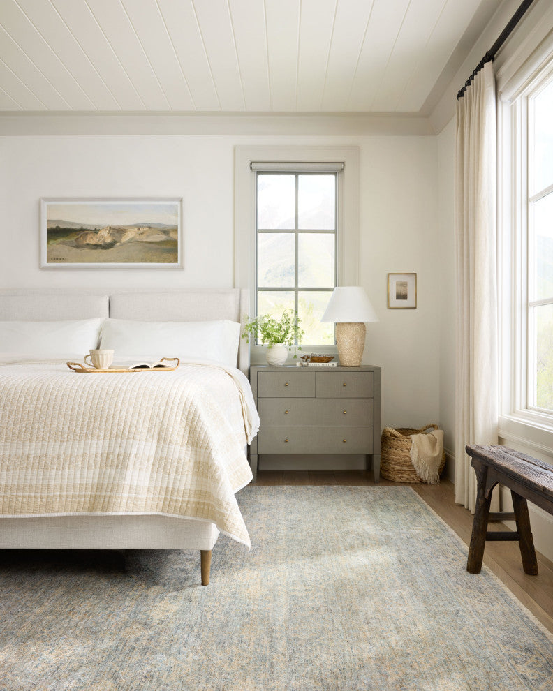 Angela Rose x Loloi Blake Sky / Beige 7'-10" x 10'-2" Area Rug