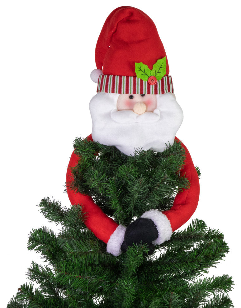 27" Plush Santa Claus Christmas Tree Topper Unlit