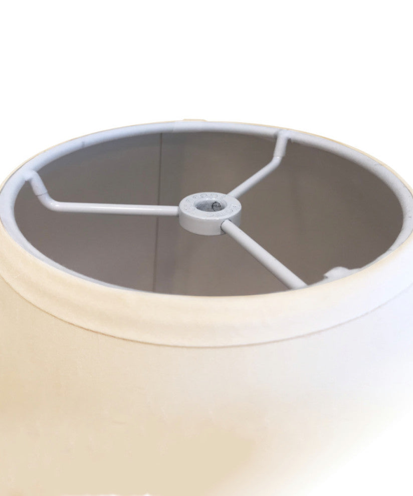 6x18x13 Creme Brulee Eggshell Empire Hard Back Lamp Shade