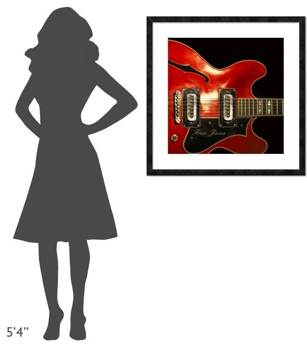 "Free Jazz" Framed Digital Print by Steven Hill, 32"x32"
