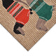 Frontporch Holiday Hounds Indoor/Outdoor Rug Neutral 1'8"x2' 6"