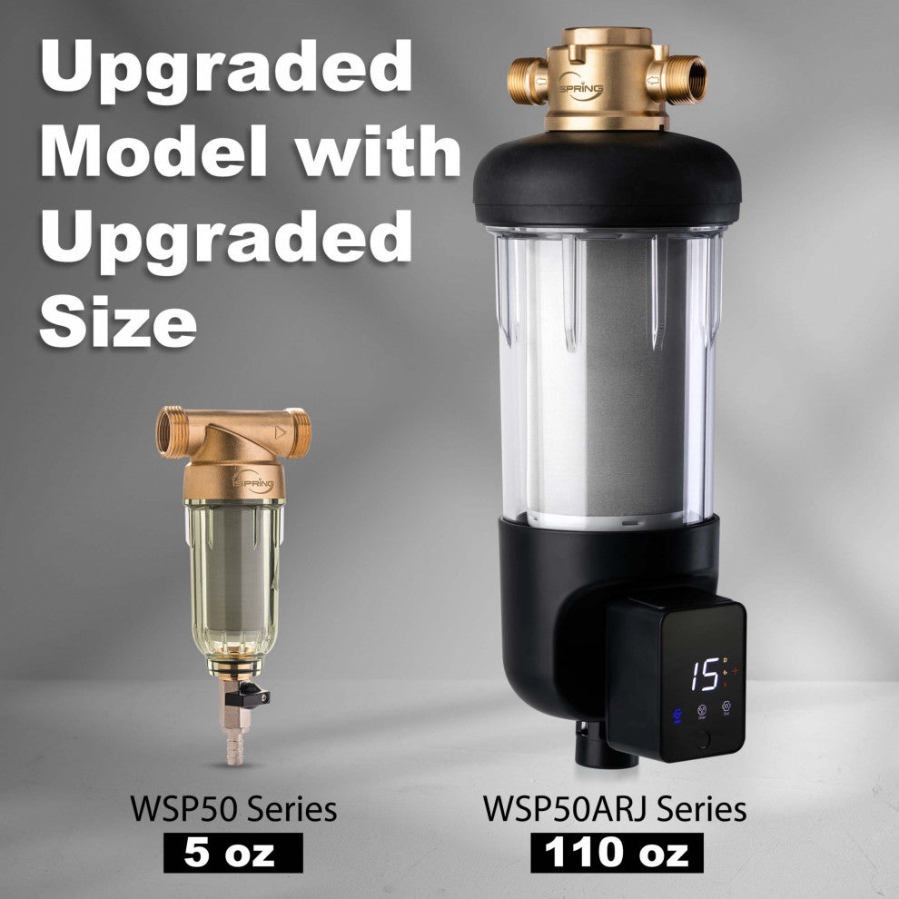 iSpring WSP50ARJ NSF Certified Spin-Down Sediment Water Filter, Jumbo Size