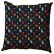 Halloween Critters Accent Pillow, Black, 18"x18"