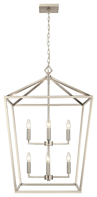 8 Light 24" Modern Gold Pendant