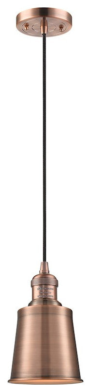 Innovations Lighting 201C-Ac-M9-Led 1 Light Dimmable Led Mini Pendant