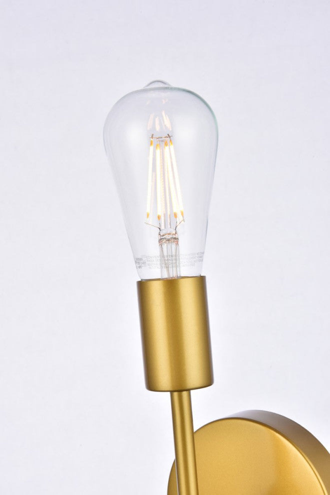 Kayla 1-Light Brass Wall Sconce