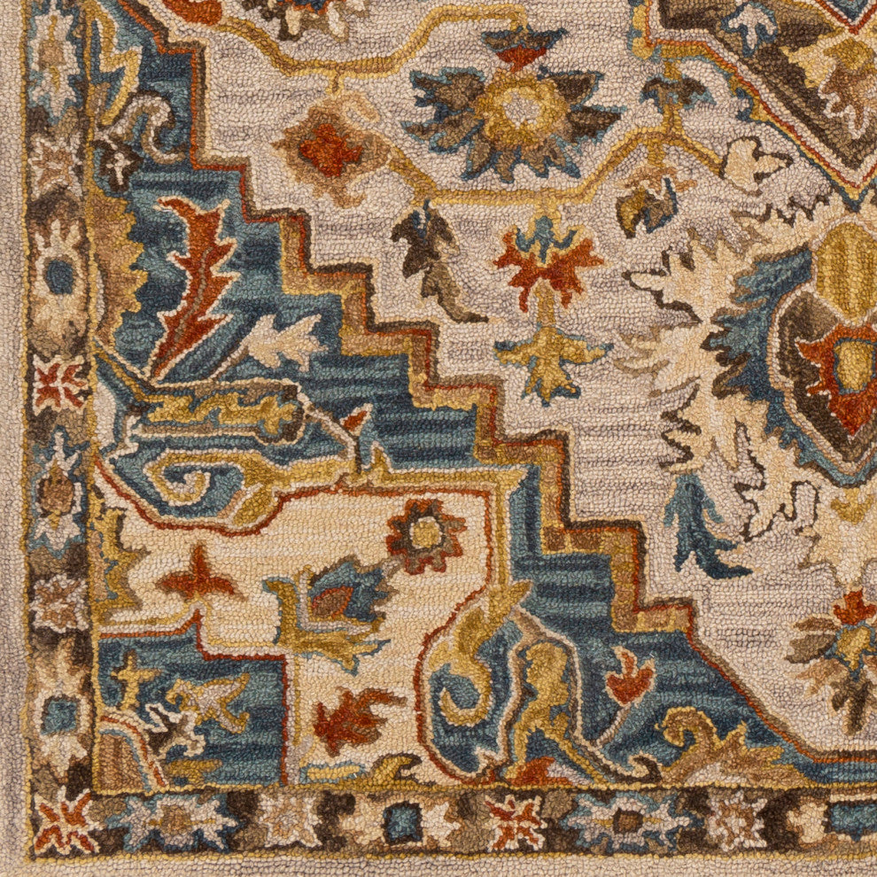 Surya Artemis AES-2311 Traditional Area Rug, 6' x 9' Rectangle