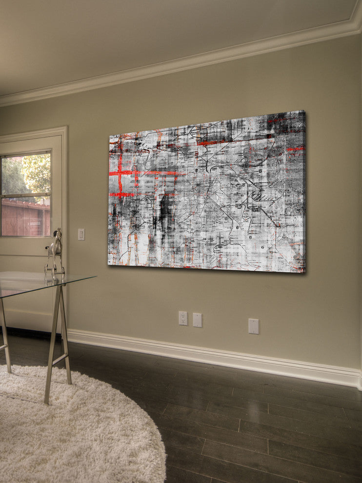 "Metro" Fine Art Canvas Print, 36"x24"