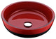 ANZZI Schnell Series Deco-Glass Vessel Sink with Key Faucet, Polished Chrome