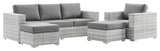 Convene 4-Piece Outdoor Patio Set - Light Gray Gray