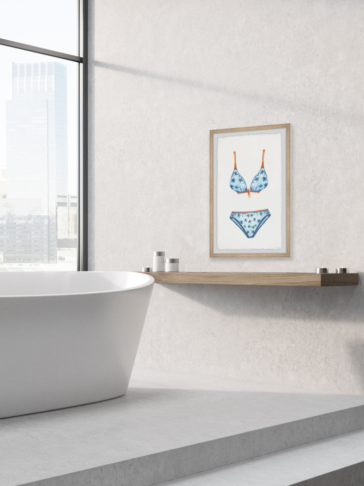 "Buy the Bikini" Framed Painting Print, 8x12