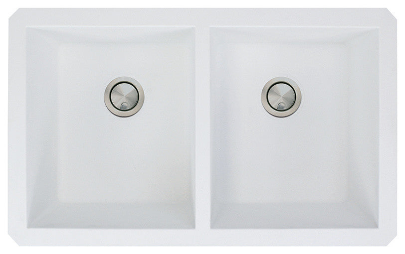 Transolid Radius Granite 31-in Undermount Kitchen Sink