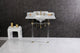 Kingston Brass LMS36MA7 36" Carrara Marble Console Sink, Acrylic Legs