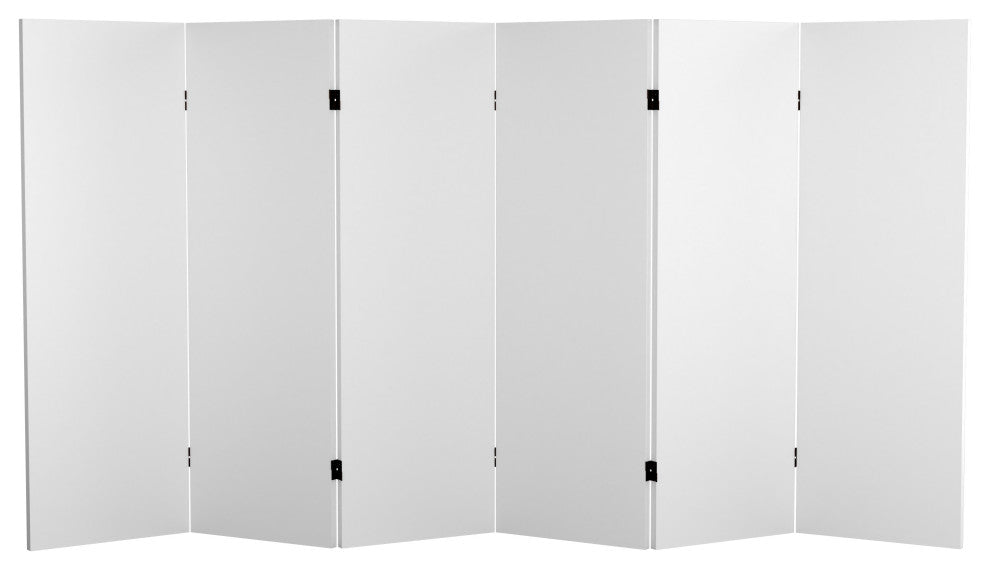 4' Tall Do It Yourself Canvas Room Divider, 6 Panel
