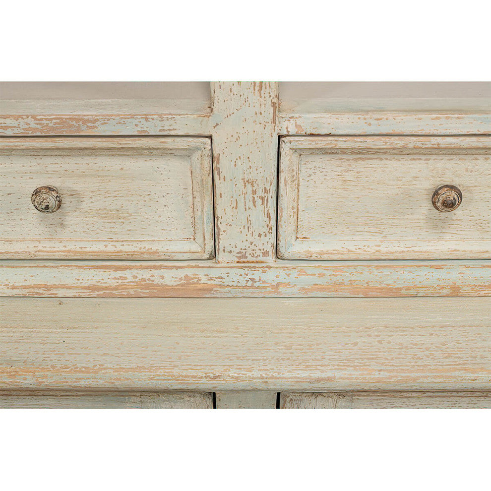Rustic Painted Bookcase