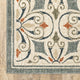 10??X 13??Gray And Beige Medallion Indoor Area Rug