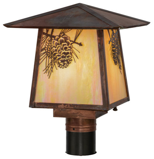 11.5Sq Stillwater Winter Pine Post Mount