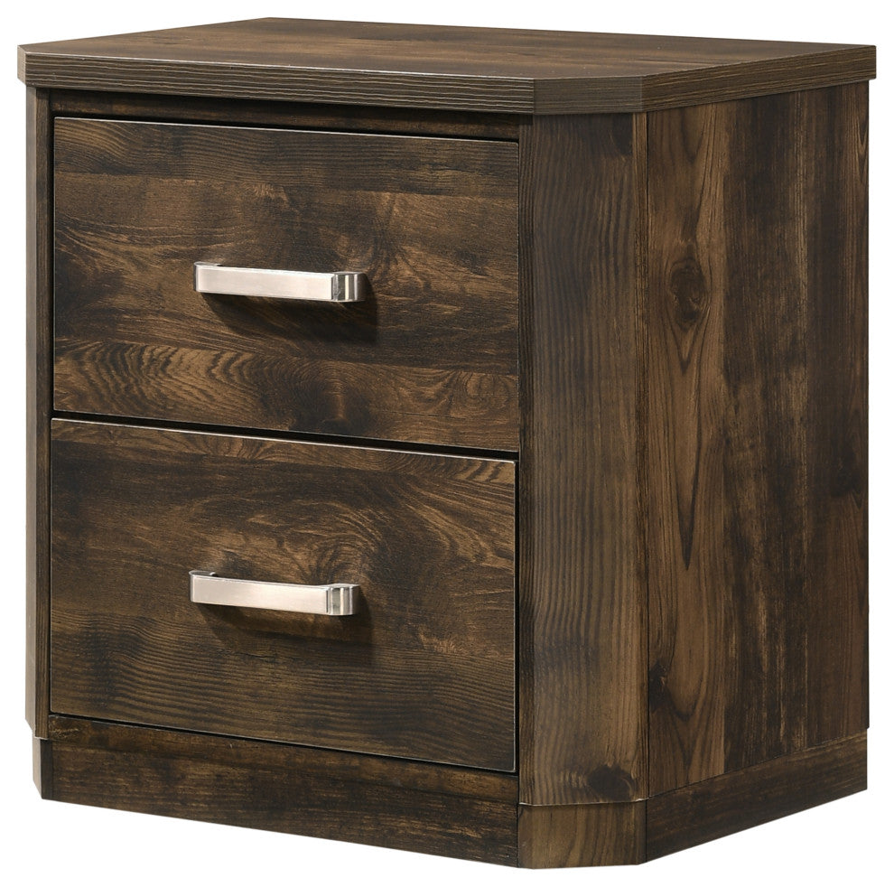 ACME Elettra Nightstand, Antique Walnut