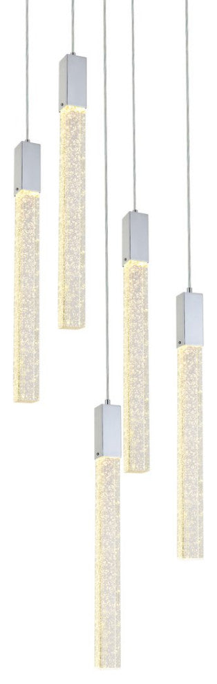 Wade 5-Light Pendant, Chrome