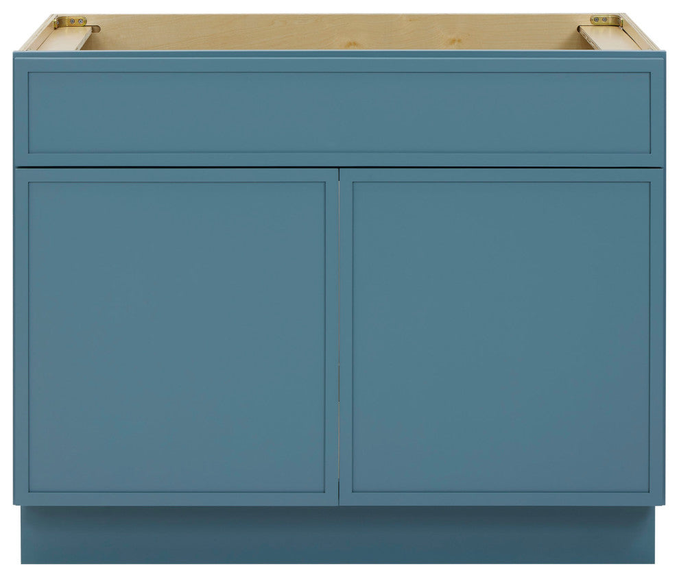 Vanity Art Birch Plywood Single Base Storage Cabinet, Sea Green, 39"