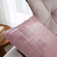 Velvet 2 Piece Lumbar Pillow Cover Set, Softpink, 2 Piece, 14"x26"