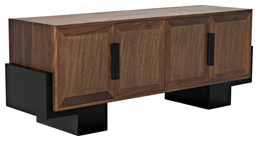 NOIR Furniture Phoenix Sideboard, Dark Walnut