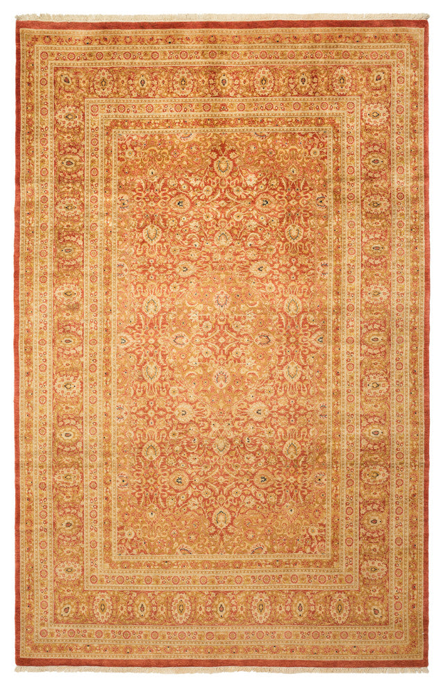 Mogul, One-of-a-Kind Hand-Knotted Area Rug Orange, 6'2"x9'7"