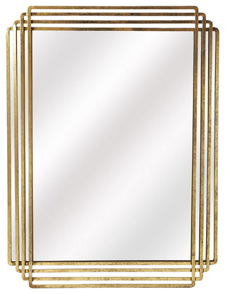 Uptown Gold Rectangular Wall Mirror, 4436226