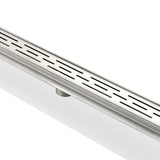 Kube Linear Drain With Linear Grate, 36"