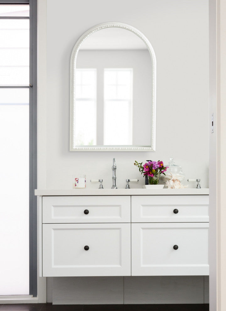 Astele Framed Arch Mirror, White 20x30