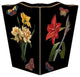 WB6, BK Camellia & Amaryllis Wastepaper Basket