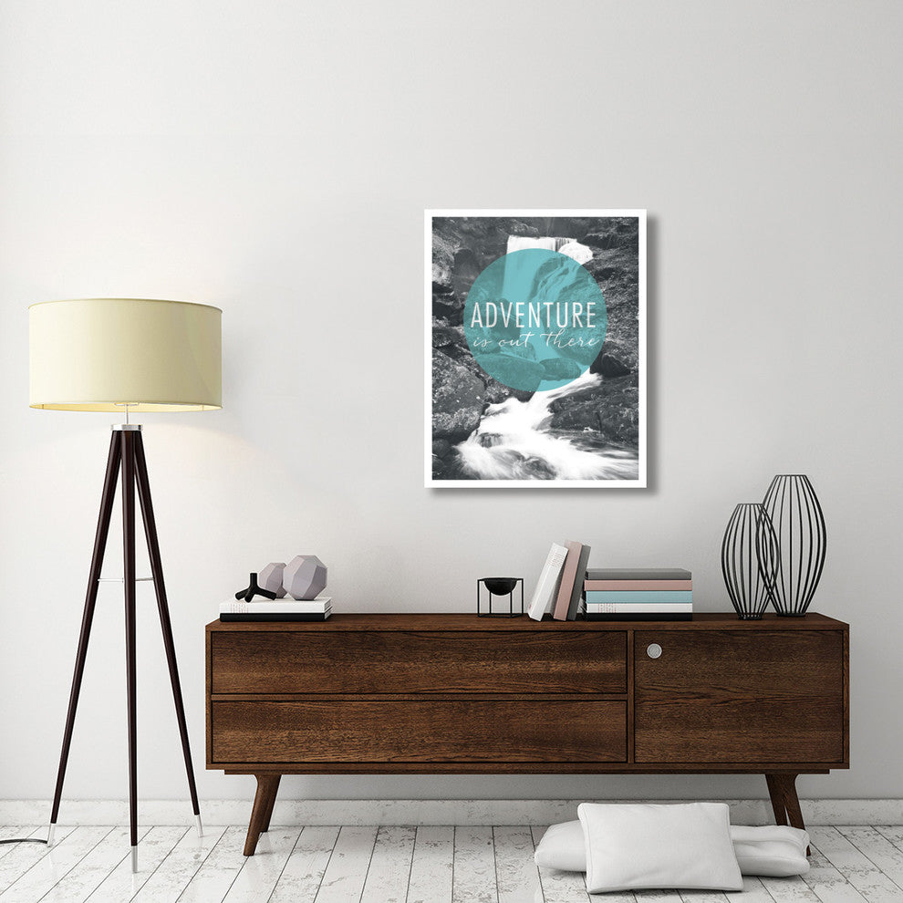 "Adventure is Out There" Digital Paper Print by Laura Marshall, 30"x37"