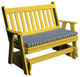 4'' Poly Traditional English Glider, Lemon Yellow