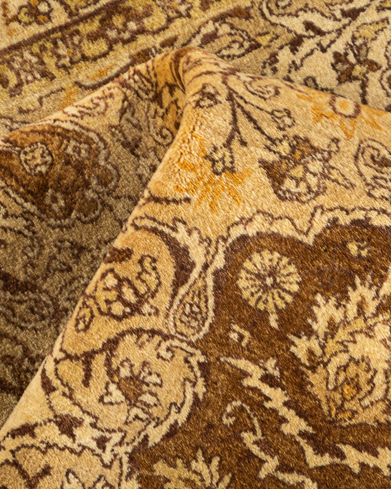Nayak One-of-a-Kind Hand-Knotted Area Rug Yellow, 4'1"x6'3"