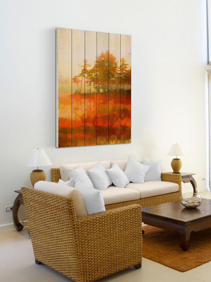 "Kamloops" Wall Art on Wood, 40"x60"