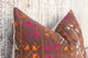 Kiara Antique Indian Folk Lumbar Pillow