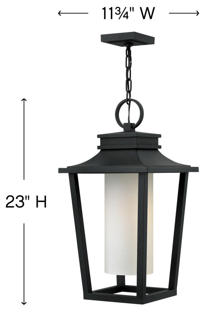 Hinkley Sullivan Large Hanging Lantern, Black