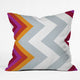 Karen Harris Modernity Solstice Warm Chevron Outdoor Throw Pillow, 18x18x5