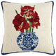 Holiday Chinoiserie Amaryllis Hook Pillow