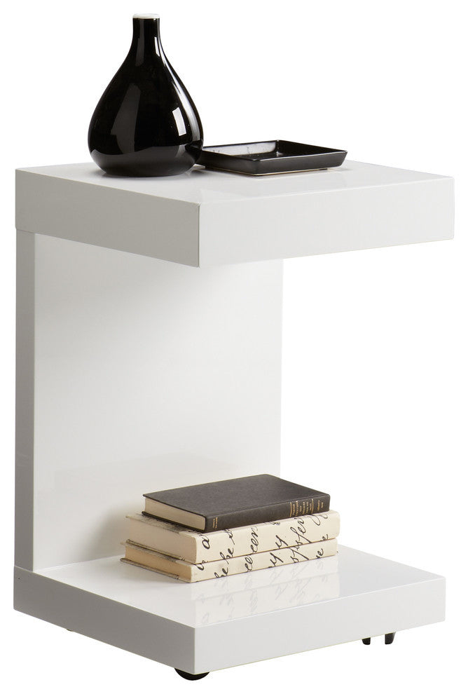 Bachelor Tv Table, High White
