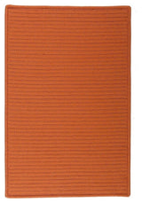 Colonial Mills Simply Home Solid H073 Rust Indoor/Outdoor Area Rug, Square 4'x4'