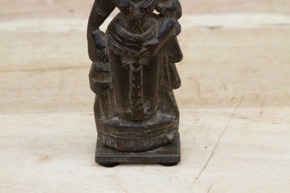 Antique Indian Carved Altar Figure