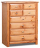 McCormick Road Caramel 8 Drawer Chest