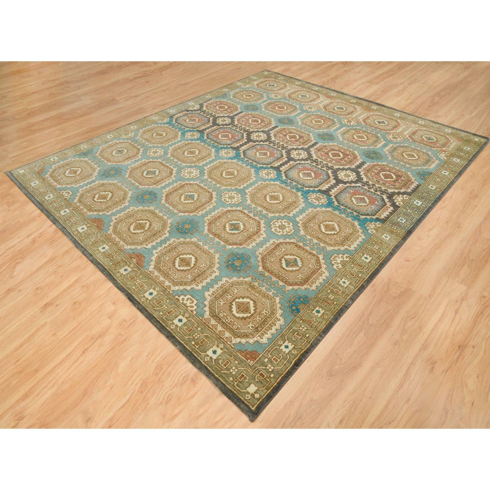 Hand Knotted, Natural Dyes, Soft and lush pile Oriental Rug, 8'3"x10'
