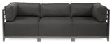Sterling Axis 3-Piece Sectional, Charcoal