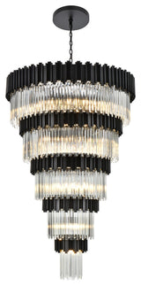Home Living 48" Chandelier, Black