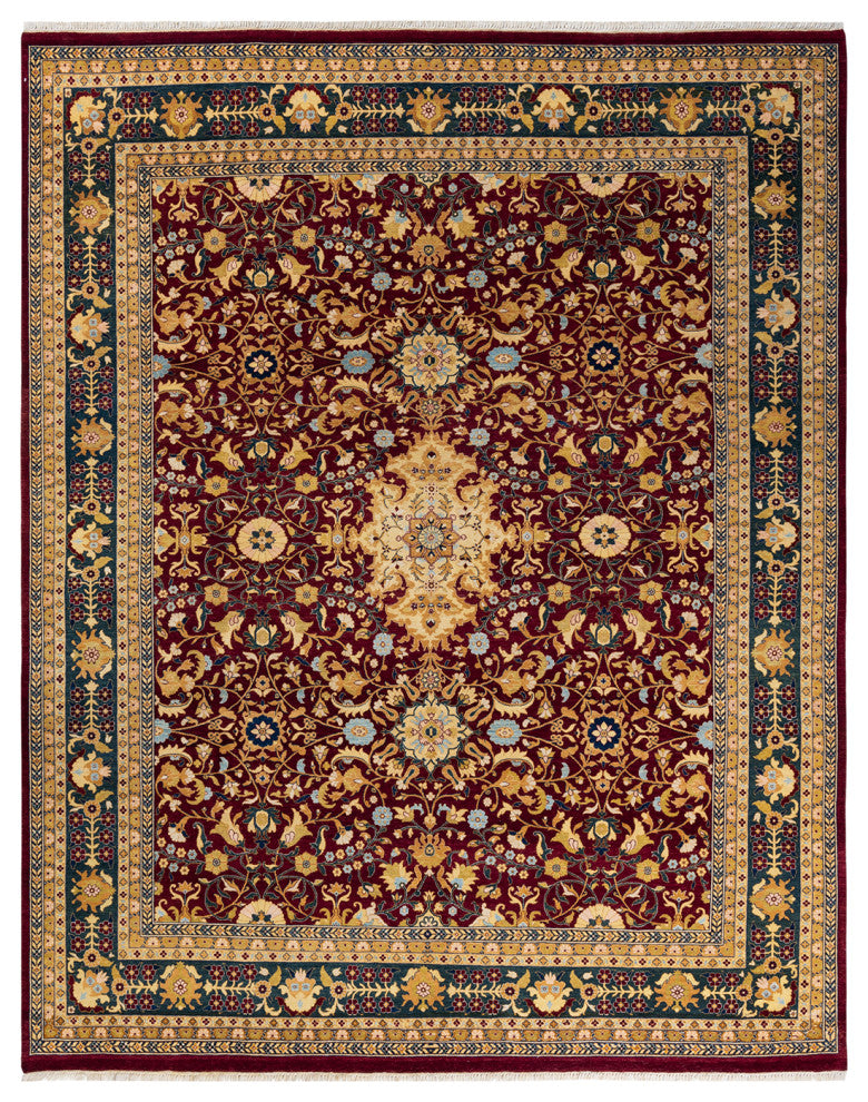 Mogul, One-of-a-Kind Hand-Knotted Area Rug, Red, 8' 2" x 10' 1"