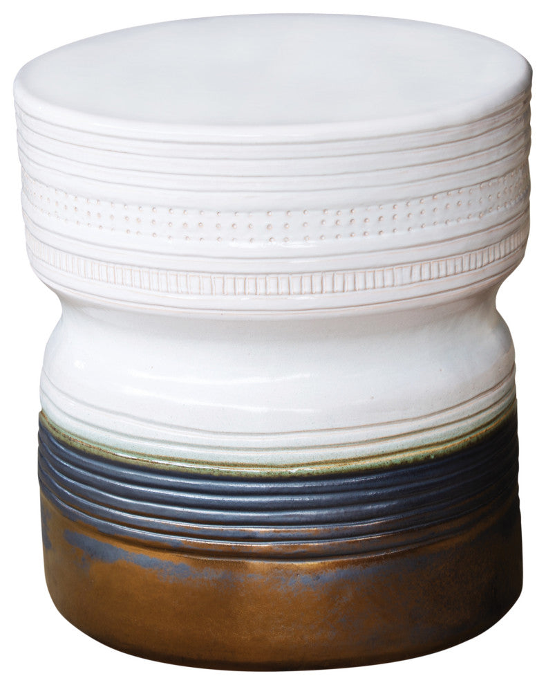 Ancaris Ceramic Indoor-Outdoor Stool