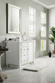 Bristol 36" Single Vanity, Bright White, Lime Delight Quartz
