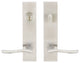 Waterfall Lever, Tubular Entry, Single Cylinder, LH, Satin Stainless Steel